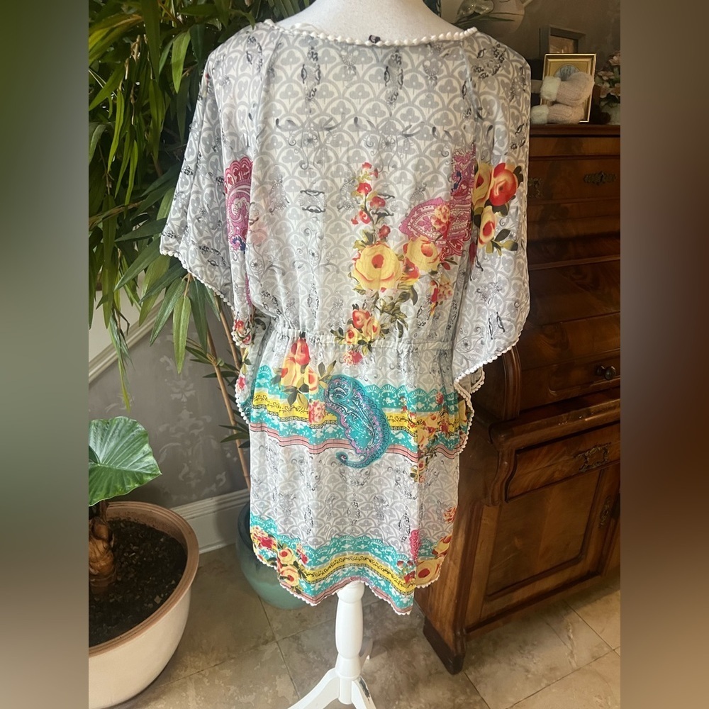 Mushbaby Sienna Rose Large swimsuit cover up. Good condition drawstring waist - Picture 8 of 10